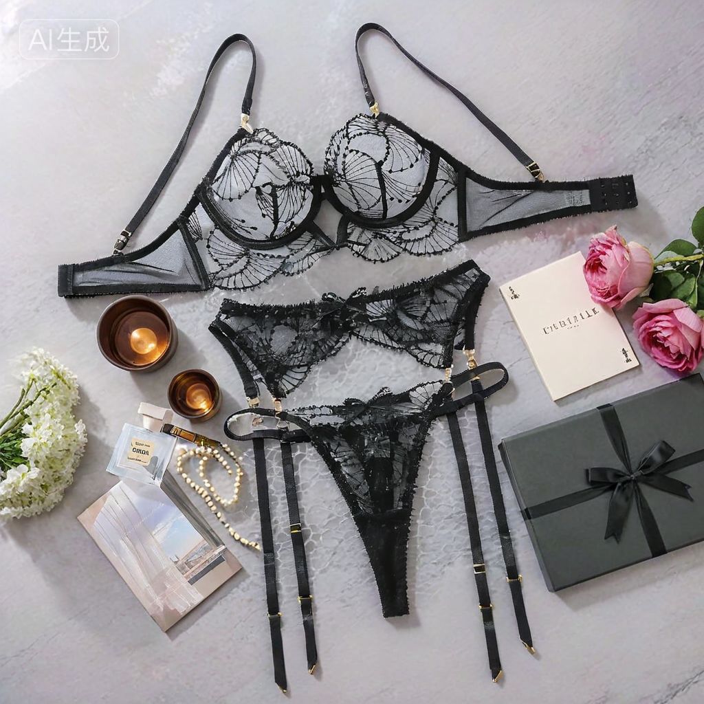 Nakışlı Jartiyer Takım